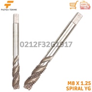 YG Tap M8 x 1.25 Spiral Tap Drat Bolt 12 Not Yamawa