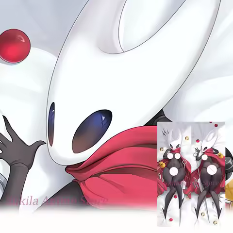 Dakimakura Anime Hornet Hollow Knight R18 Body Pillow Cover Double-sided Print Life-size Pillowcase