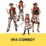 Kids Cowboy Cowgirl Halloween Costume Anime Pretend Play Costume (Ready Stock in Selangor)