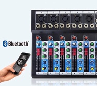มิกเซอร์ 7 มิกซ์เซอร์ 7 แชลแนล DJ สตูดิโอ KARAOKE Live สด Gaming ควบคุมซาวด์ Sound Mixer 7-Channel ร