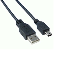 Mini USB 5 Pin Cable Charger Cord