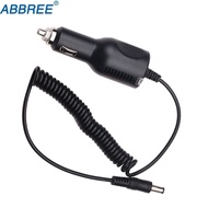 Singapore stock! Car Charger high quality Abbree DC 12-24V Car Charger Cable UV-5R, BF-F8HP, UV-82HP