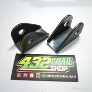 bracket dudukan shock breaker belakang arm frame motor bebek gtx trail