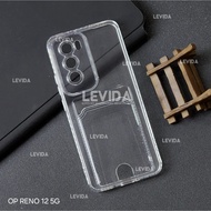 Oppo Reno 12 5g Oppo Reno 12 Pro 5g Oppo Reno 12F Card Case Clear / Clear Card Slot Case Oppo Reno 1