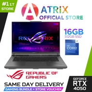 Express DeliveryASUS ROG Strix G16 G614JU-N3263W 16.0" FHD+ 1920X1200 IPS Core I7-13650HX GeForce RTX 4050 16GB DDR5 512GB SSD Win11 Home 2 Warranty