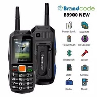 Brandcode B9900 - powerbank - 10000 mAh/ Dual SIM/ Hp Gunung / hp murah / hp keren