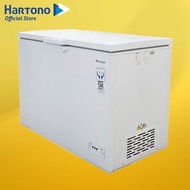 terlaris ! sharp freezer box chest freezer frv310x