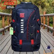 Jumbo Backpack Men's and Women's Clothing Backpack 60L Original Daiker G-OO 23 BLACK Homecoming Back