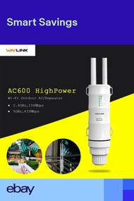 พร้อมส่ง อุปกรณ์ขยายสัญญาณ Wi-Fi สัญญาณรุ่น AC600 Wavlink AC600 ความเร็วสูง WIFI Router/Access