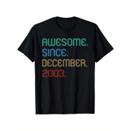 21 Years Old Awesome Since February 1999 21st Birthday Gift T-Shirt, Cotton 21st Birthday Shirt for