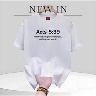 MACHONORIN SHOP PRINT TSHIRT BIBLE VERSE ACTS 5 FOR MEN AND WOMEN