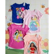 Disney cartoon girls' short-sleeved T-shirt made of loose cotton - ABG120326 Tshirt Budak Perempuan 