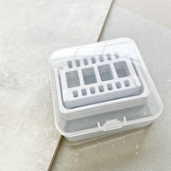 /July Manicure/Grinding Head Storage Box Portable Grinding 16 Holes