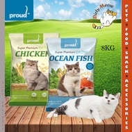 Proud Cat Food , Super Premium Cat Food (Chicken,Ocean Fish)-8KG