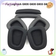 MOILYGOODSG 1Pair Ear Cushion Cover, Replacement Sponge Ear Pads, Soft Gaming Headphone Accessories 