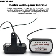 ONLYGOODS1 Battery Capacity Indicator Accessories Scooter E-Bike 36V48V60V72V Meter Tester
