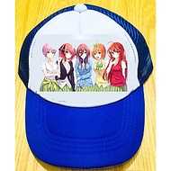 Mũ nón Go-Toubun no Hanayome - màu xanh nhạt , vàng, hồng