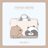 HOT SALE Laptop Bag Female 12/13.3inch 14/14.6inch Cute Diagonal Bag 15.6inch Notebook Cartoon Protective Case Bag