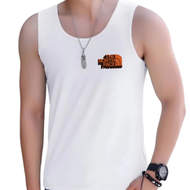 Singlet Pria TNF Orange [HARGA PROMO] [PALING MURAH] Kaos Polos  Bahan Soft PE Grosir Premium Oblong