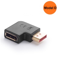 90 Degreen DisplayPort cable adapter Right Left angle Displayport adapter converter DisplayPort 1.4 