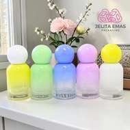 JELITA PACK|Botol Mini Kaca 30ml Gradient Candy Botol Perfume Kosong|Perfume Travel Cute