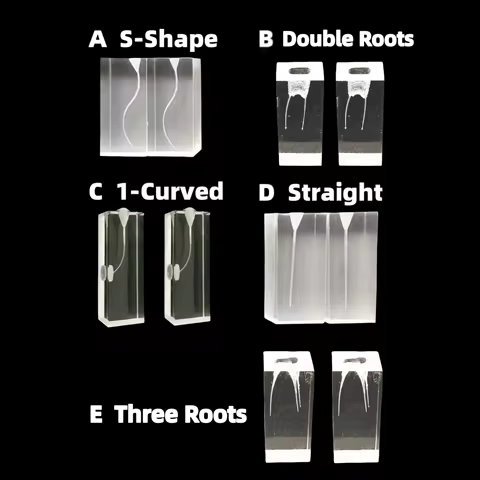 5Pcs Dental Model Rotary Files Practice Block Endodontic File Training S-Root Straight High Quality 