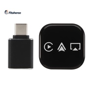 3in1 Wireless Carplay Adapter AirPlay Carplay Android Auto USB Dongle Plug and Play Wired Carplay to