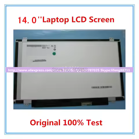 For DELL E5440 V3300 V3400 3400 Vostro P33G 14.0'' Laptop LCD Screen BT140GW03 B140XW03 LTN140AT20 B