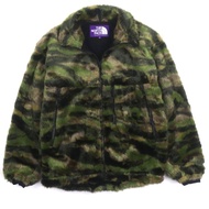 成色極佳 ▼ The North Face 紫標 NP2967N 迷彩毛皮野戰夾克 迷彩圖案 W-ZIPIUP 拉鍊抓絨外套 S 碼 正品