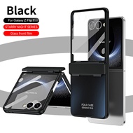 Samsung Galaxy Z Flip7 Case with Hinge ProtectionSlim Thin Shockproof Hard Full-Body Protective Case