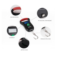 Portable Hook Scale50kg25Multifunctional Luggage Tape Measure/Portable Electronic Scale Thermometer 