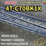 SHARP 4T-C70BK1X TV LED BACKLIGHT BARU READY STOCK 4TC70BK1X C70BK1X