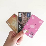 Plastic Card Holder, EToll KTP ATM Card Protector