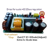 Smps Hb 3.5kva regulation CT 57-105vdc(Adjust)full sostart,ocp dual layer power supply