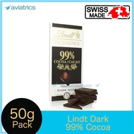 Lindt EXCELLENCE 99% Cocoa Chocolate Bar 50g (Swiss Made)