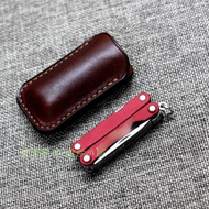 Hand-Stitched Vegetable Tanned Cowhide Cover Case For Leatherman Ps4 Tool Storage Bag