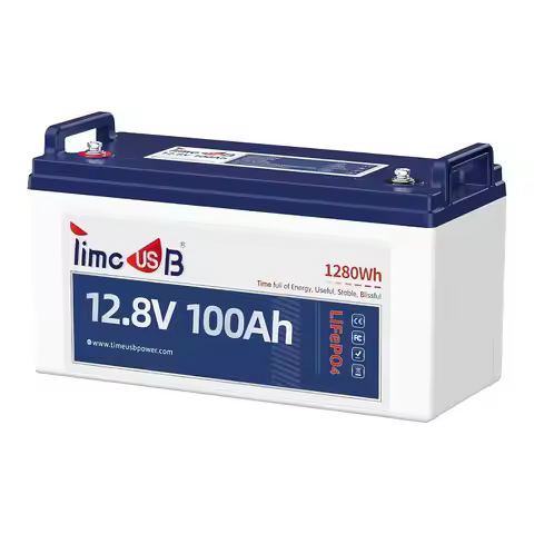 12V 100Ah LiFePO4 Battery, 12.8Volt Lithium Battery with 100A BMS, Up to 15000 Deep Cycle Battery fo