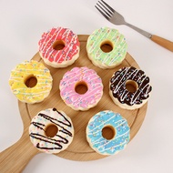 【Shipment within 24 hours‌】PU Simulation Mini Plum Blossom Donut Model Toy Fun Squeeze Toy Simulatio