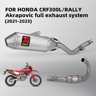 Akrapovic Full exhaust off-road system for Honda CRF300L / Rally CRF300 2021-2023 S H3SO10