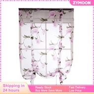 ดอกไม้ ZYMOON เฉดสีโรมันบำรุงรักษาหน้าต่างความเป็นส่วนตัวของห้อง Valance