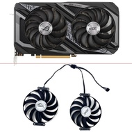 *2PCS Cooling Fan For ASUS Dual Radeon RX 6700 XT OC Edition GDDR6 RX6600 XT 95MM CF1010U12D RX6700X