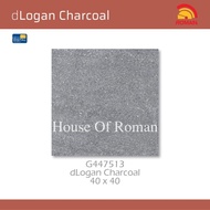 ROMAN KERAMIK dLogan Charcoal 40x40 G447513 (ROMAN House of Roman)