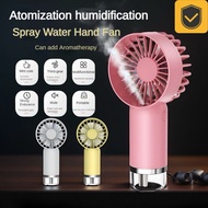 New Spray MIst Fan Handheld Portable Fan 2024 Water Spray Fan Desktop Spray Humidified Air Cooler Sp