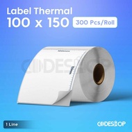 Thermal Label Sticker 100X150 Contents 300 Pcs For Kassen DT-640 DT-642 DT-643