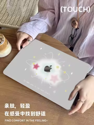 Lucky Star Laptop Case For Macbook Air 13 2025 Case M2 M3 M4 Chip MEO A304 Cover for Air 15 M4 2025 