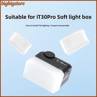 Big 1/3Pcs Camera Accessories Portable Flash Soft Light Box For  IT30PRO Camera Flash White Yellow B
