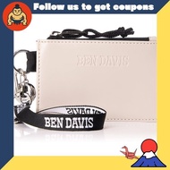 [Ben Davis] Wallet, Pass Case, Card Case, Commuter Pass Holder with Retractable Reel, Synthetic Lea