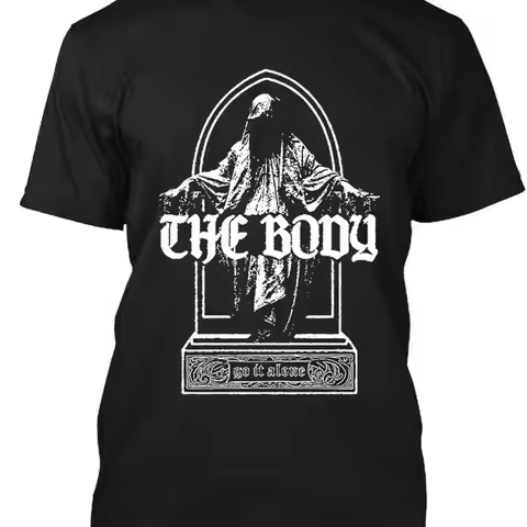 Limited NEW The Body Go It Alone American Sludge Music Logo T Shirt Size S 4XL