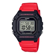 CASIO(CASIO CASIO] CASIO - Watch W-218H-4BV Men's Women's - CASIO Red Men's Watch