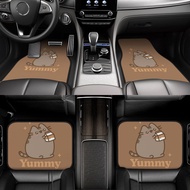 Pusheen Car floor mats Car universal high-end carpet floor mats Car floor mats 4-piece set